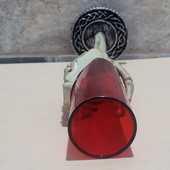 Halloween Themed Champagne Flute Skeleton Hand Stem - Picture 8 of 10